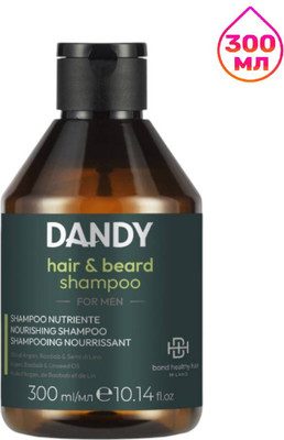 Шампунь для волос Lisap BHH Dandy Hair & Beard shampoo