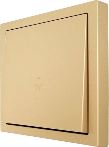Кнопка звонка Lezard Zima 704-3688-103QC (золото)
