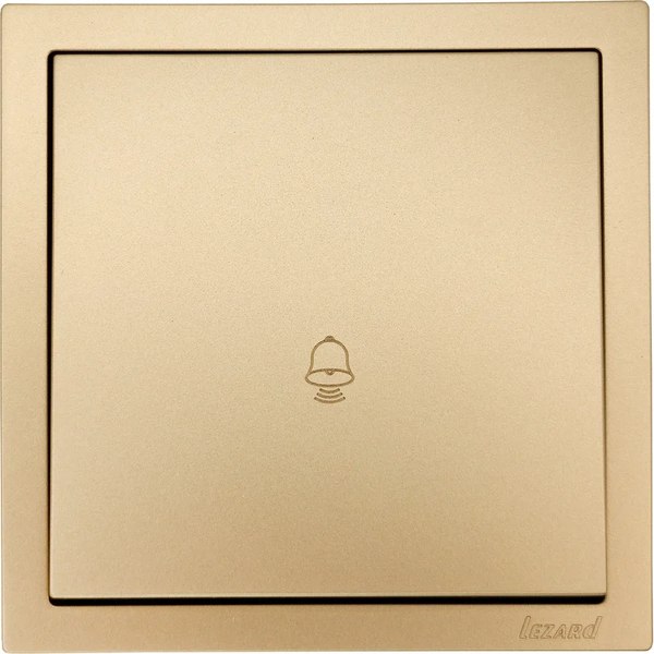 Кнопка звонка Lezard Zima 704-3688-103QC (золото)