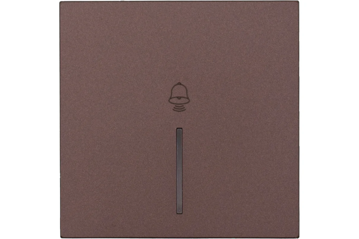 Кнопка звонка Lezard Zima 704-7388-108QC (шоколад)