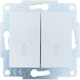 Выключатель Lezard Asti 7081-0288-106 (белый) - 
