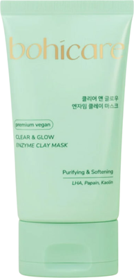 Маска для лица кремовая Bohicare Clear & Glow enzyme clay mask (100мл) - 