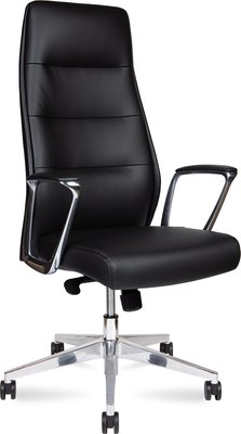 

Кресло офисное, Nancy Black Leather / L348HCA-01-black