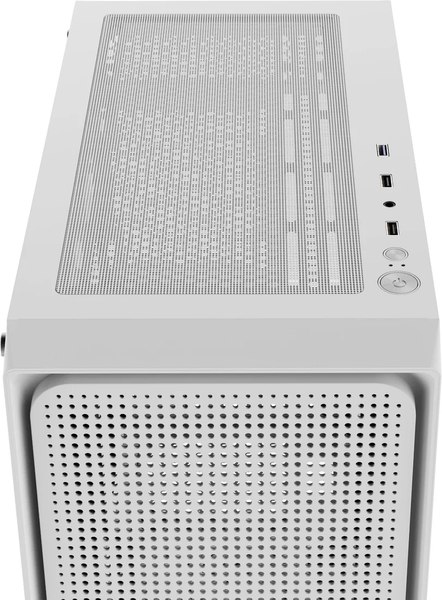 Корпус для компьютера Ocypus Gamma C50 / Gamma-C50-WHG000XX-GL (белый, без БП)