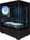 Корпус для компьютера 1stPlayer Miku Mi2-A ARGB / MIKU Mi2-A ARGB (черный, без БП) - 