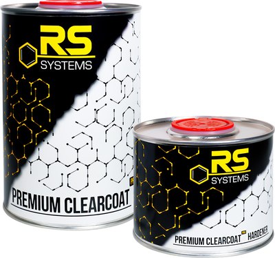 Лак автомобильный RS HS Premium Pro 0101-245-RS-10+0501-845-R (1.5л, бесцветный) - 