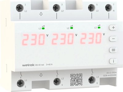 

Реле напряжения, D6-40