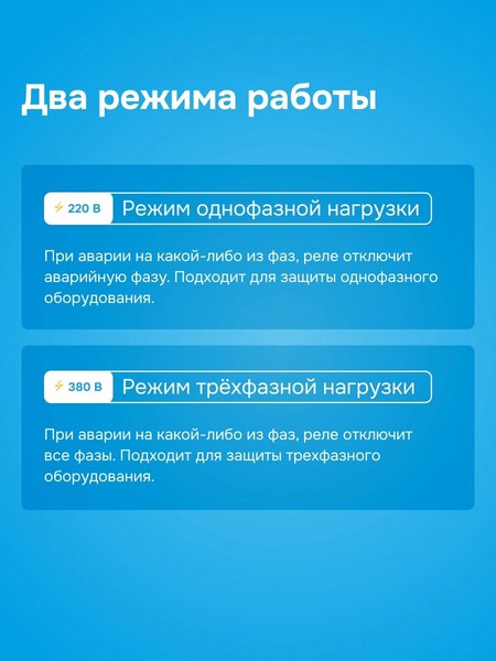 Реле напряжения Welrok D6-40 (красный)