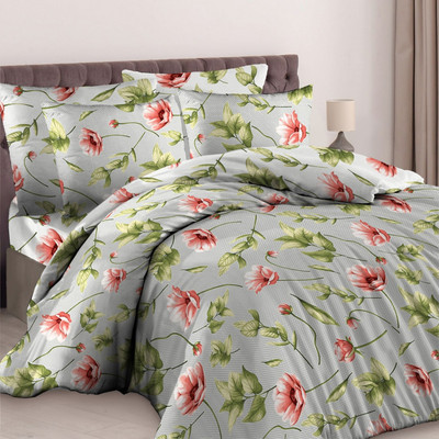 

Комплект постельного белья, 1.5сп Маки на фактуре 10523-1