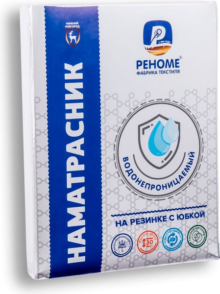 Купить Наматрасник защитный Реноме Водонепроницаемый. Двойная фиксация 10/057 180x200 в Минске