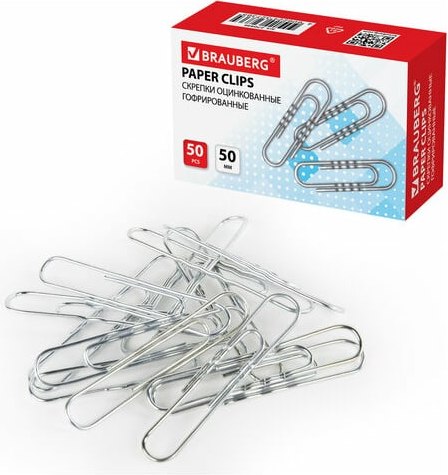 Скрепки Brauberg 270446 (50шт)