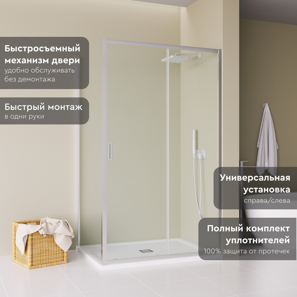 Купить Душевой уголок Benetto BEN_903_SL_C 1950х1200х800 в Гродно
