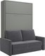 Комплект мебели трансформер Макс Стайл Fidji Sofa Egger 140x200x36 (серый асфальт U732 ST9) - 