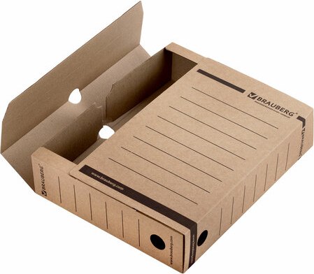 Коробка архивная Brauberg 126509