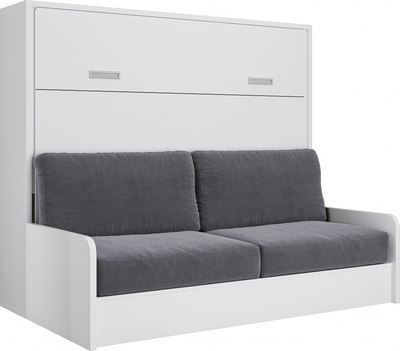 Комплект мебели трансформер Макс Стайл Bora Sofa Egger 140x200x36 (белый классический W960 ST7) - 