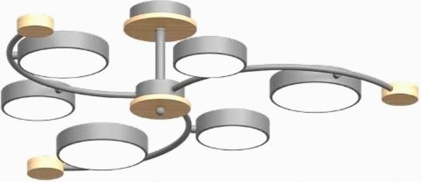 Люстра LED4U L3207-840 GR