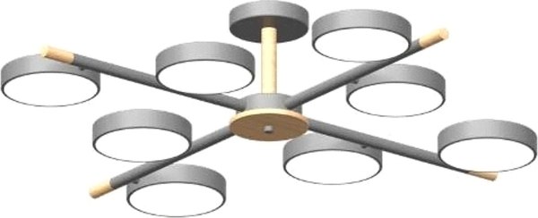 Люстра LED4U L3209-860 GR