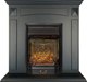 Каминокомплект Смолком Viking STD-ASP Majestic FX M Black RC (серый графит) - 