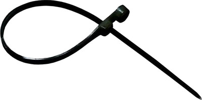 Стяжка для кабеля DEKRON 4.5x220мм / DEK4.5х220B-O (100шт, черный) -