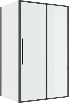 Душевой уголок Niagara Nova NG-34-10AGR-A80GR-34 100х80х195 (графит/прозрачное стекло) - 
