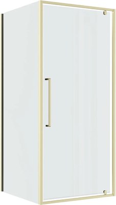 Душевой уголок Niagara Nova NG-45-10ASG-A80SG-34 100х80х195 (золото сатин/прозрачное стекло) - 