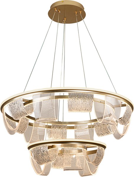 Люстра LED4U L7706-800-460 GD