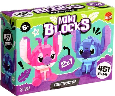 Микроконструктор Unicon Mini Blocks 13709 / 10724815 (451эл) -