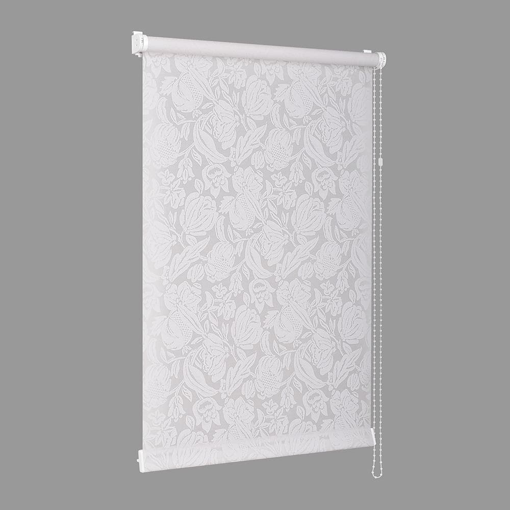 Рулонная штора Delfa Сантайм Глория СРШ-03Д 276 (130x170, роза белая) — фото 6