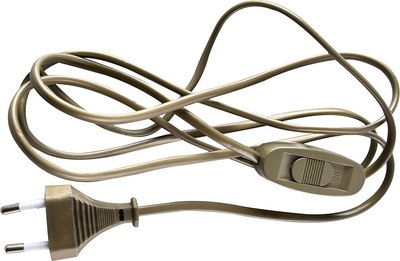 Шнур сетевой Feron KF-HK-1-24 / 51039 (1.9м, золото) - 