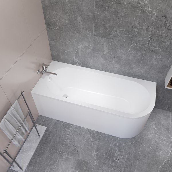 Купить Ванна акриловая Lauter Monaco 170x72.5 / 2113170L в Бобруйске
