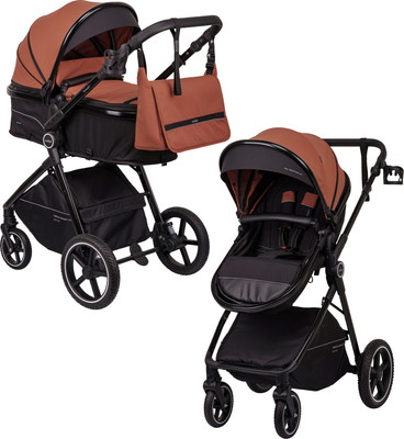 Детская универсальная коляска INDIGO Target (терракотовый) - 