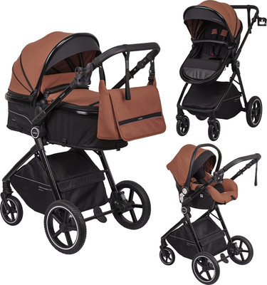 Детская универсальная коляска INDIGO Target 3в1 (терракотовый) - 