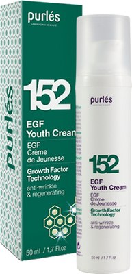 Крем для лица Purles EGF Омолаживающий №152 (15мл) - 