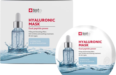Набор масок для лица TETe Cosmeceutical Hydration and Biorevitalization Hyaluronic Mask (6шт) -