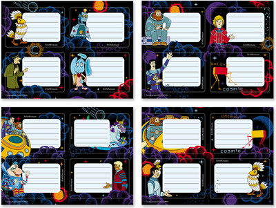 

Набор наклеек, Тайна третьей планеты / 62024