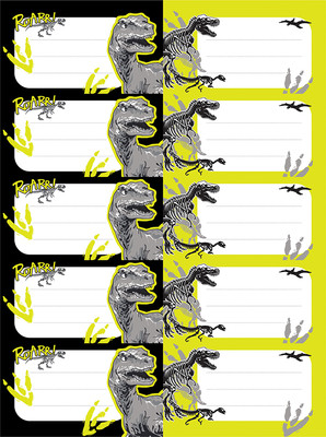 

Набор наклеек, Dinosaur Park / 63457