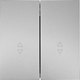 Выключатель Lezard Zima 704-7488-106QC (серый матовый) - 