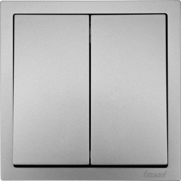Выключатель Lezard Zima 704-7488-101QC (серый матовый)