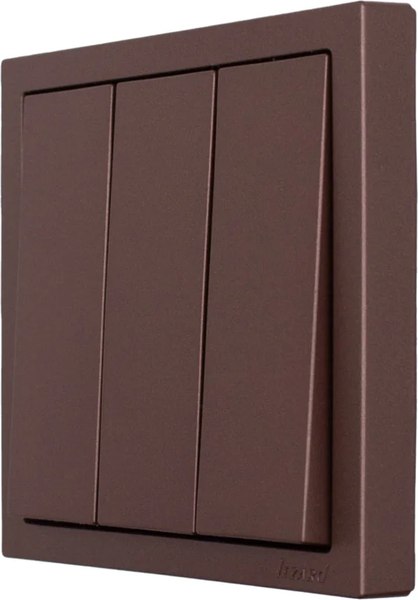 Выключатель Lezard Zima 704-7388-109QC (шоколад)