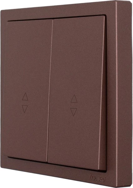 Выключатель Lezard Zima 704-7388-106QC (шоколад)