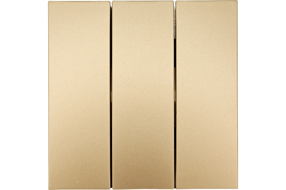 Выключатель Lezard Zima 704-3688-109QC (золото)