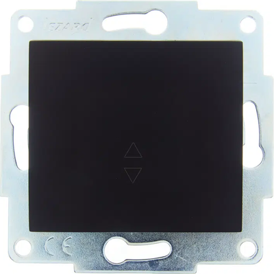 Выключатель Lezard Asti 7081-4242-114 (черный бархат) - 
