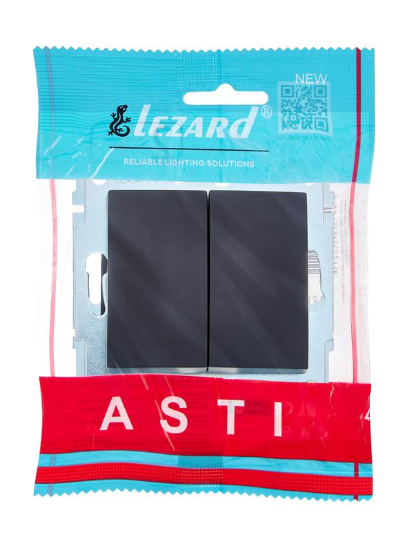 Выключатель Lezard Asti 7081-4288-101 (черный бархат) — фото 4