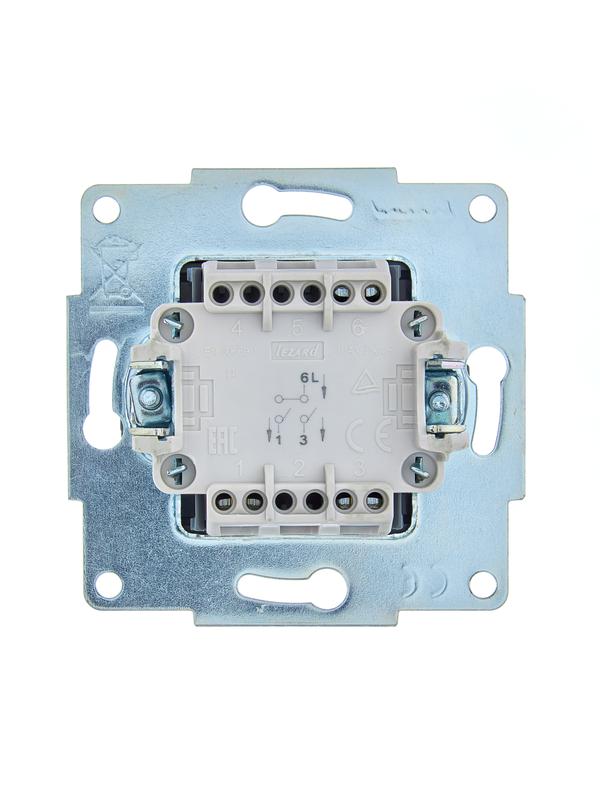 Выключатель Lezard Asti 7081-4288-101 (черный бархат) — фото 3