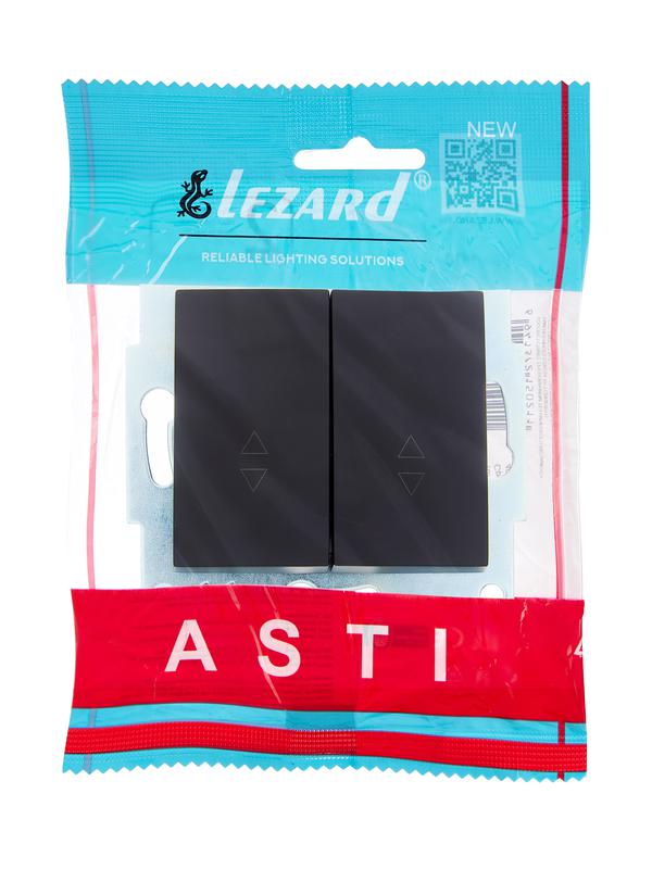 Выключатель Lezard Asti 7081-4288-106 (черный бархат) — фото 4