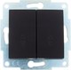 Выключатель Lezard Asti 7081-4288-106 (черный бархат) - 