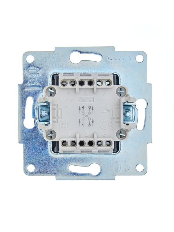 Выключатель Lezard Asti 7081-4288-107 (черный бархат) — фото 3