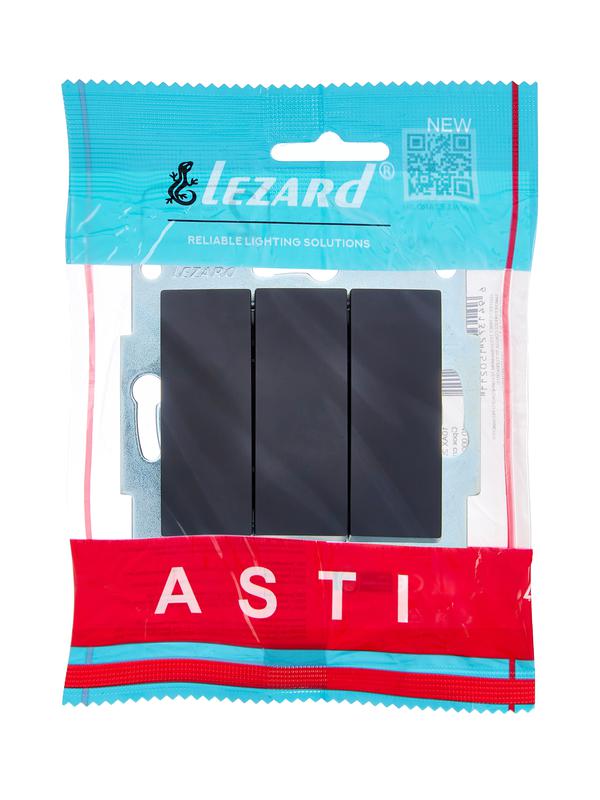 Выключатель Lezard Asti 7081-4288-109 (черный бархат) — фото 4