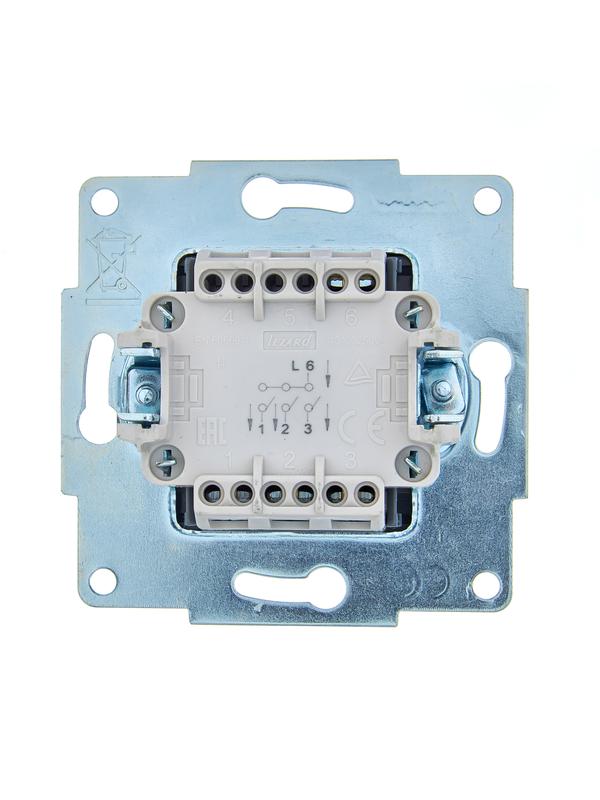 Выключатель Lezard Asti 7081-4288-109 (черный бархат) — фото 3