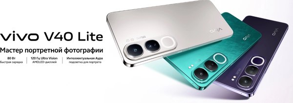 Смартфон Vivo V40 Lite 8GB/256GB (титановое сияние)
